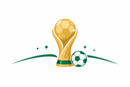 Trophäe und Fußball